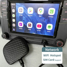 Load image into Gallery viewer, Applepie Mini 2.0 EVO Wireless CarPlay Ai Box US Canada 4G LTE Android 9 SIM Carbon Fiber Qualcomm 8 Core USB TV Youtube Netfix