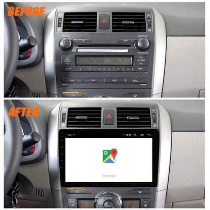 Android 10 Car Radio for Toyota Corolla 2008-2012 Small IPS Screen 9 Inch Rom 4 GB 64 GB Car Video Multimedia Player Support GPS 4G Network Carplay DSP XY-064