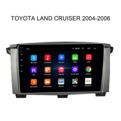 Android 10 Car Radio for Toyota Land Cruiser 2004-2006 IPS Screen 9 Inch Rom 2GB 32GB Car Video Multimedia Player Support GPS 4G Network Carplay DSP Android Screen TS18 XY-066