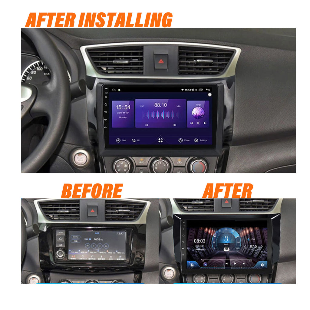 Android 10 Car Radio for Nissan Sylphy Sentra 2012-2018 IPS Screen 10 Inch Rom 2GB 32GB Car Video Multimedia Player Support GPS 4G Network Carplay DSP XY-076