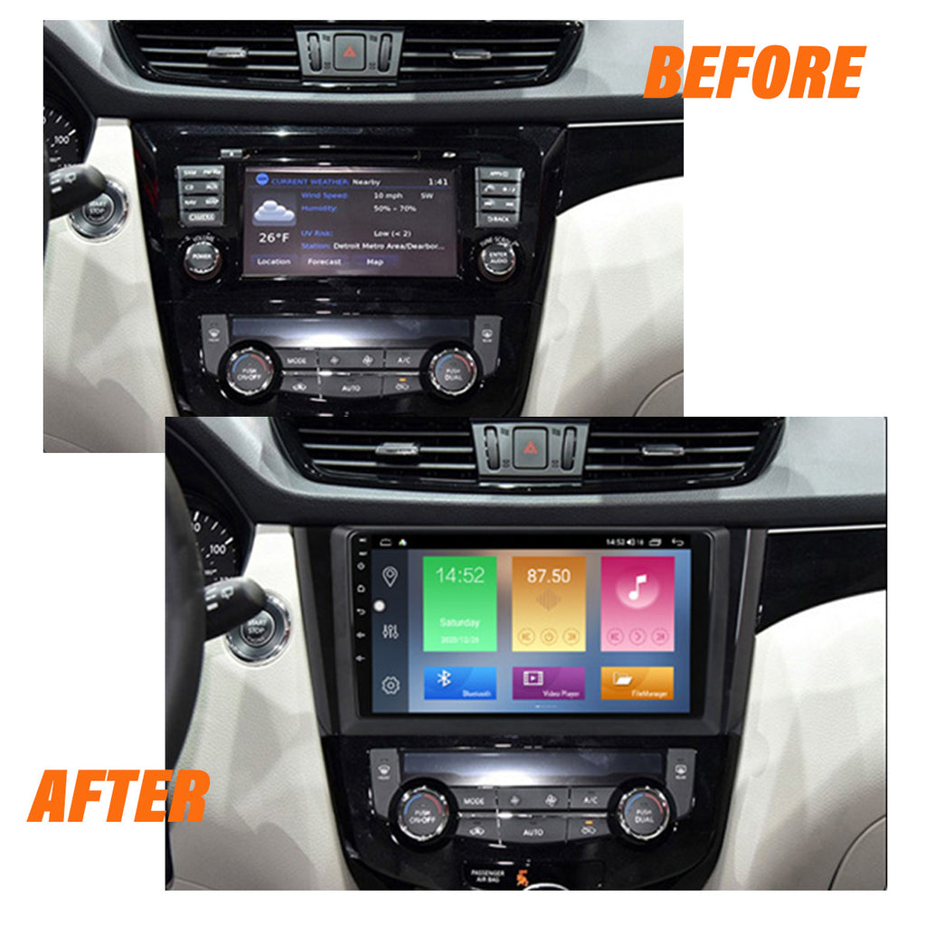 Android 10 Car Radio for Nissan X-trail Panel Small IPS Screen 9 Inch Rom 2 GB 32 GB Car Video Multimedia Player Support GPS 4G Network Carplay DSP XY-059