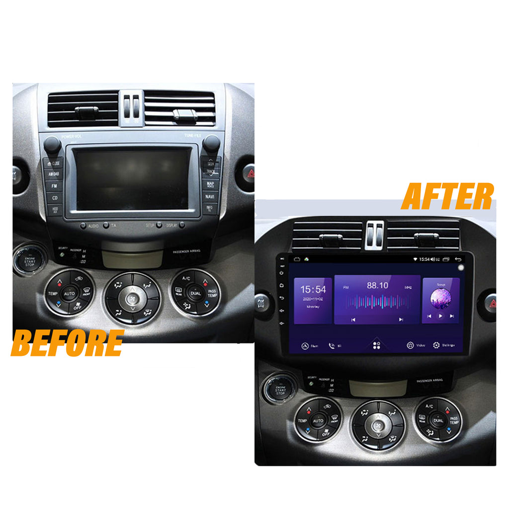 Android 10 Car Radio for Toyota RAV4 3 XA30 2005 - 2013 IPS Screen 10 Inch Rom 2 GB 32 GB Car Video Multimedia Player Support GPS 4G Network Carplay DSP XY-047