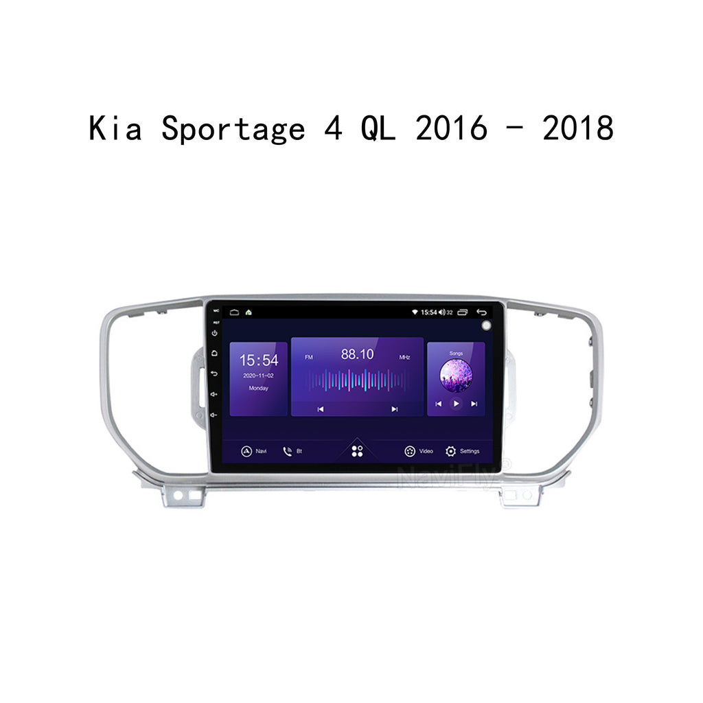 Android 10 Rom 2+32GB Car video Multimedia Player Car DVD For Kia Sportage 4 QL 2016-2018 IPS Screen 9inch Car GPS Radio Support GPS 4G Network Carplay DSP