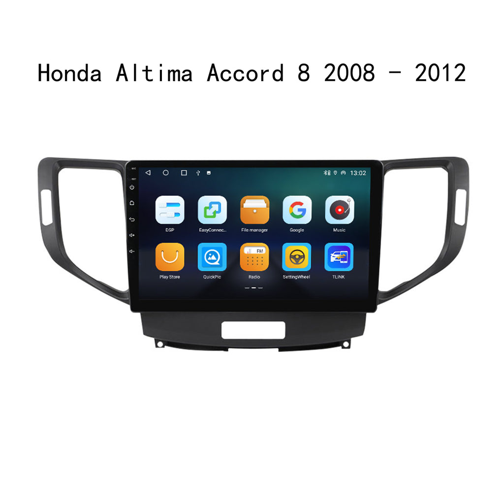 Android 10 Rom 2GB 32GB Car Video Multimedia Player Car DVD For Honda Altima Accord 8 2008-2012 9inch IPS Screen Support GPS 4G Network Carplay DSP