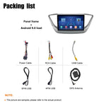 Afixeasy 10 Inch Android Car Radio for ACCENT SILVER 1619 Rom 2GB 32GB IPS Screen Car Video Multimedia Player DVD Video Navigation XY-002 thumbnail 11