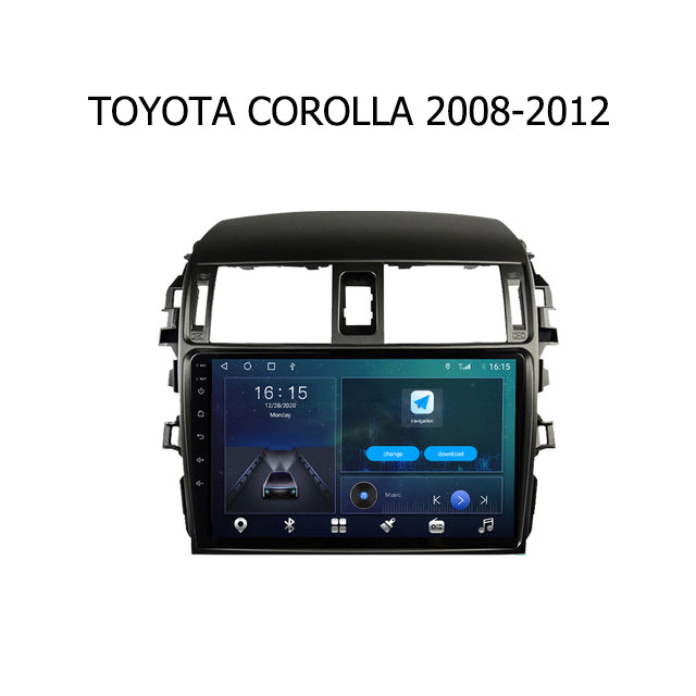 XY-010 Android 9.0 Rom 4*64GB Car video Multimedia Player Car DVD For TOYOTA COROLLA 2008-2012  9INCH Car GPS Radio Video Navigation