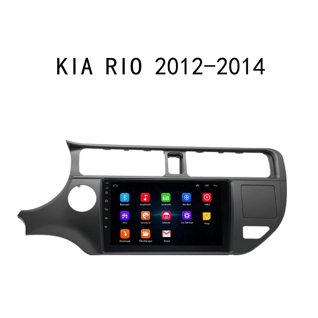 Autoradio Android 9" Pour Kia Rio 2012-2015 - CarPlay/Android Auto Sans Fil - 2Go/64Go - GPS, WiFi - 1