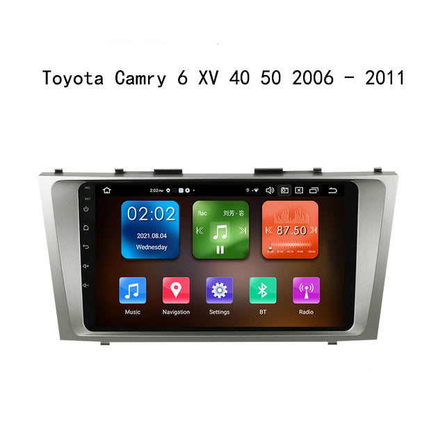 Android 10 Rom 2+32GB Car video Multimedia Player Car DVD For Toyota Camry 6 XV 40 50 2006-2011 IPS Screen 9inch Car Radio Support GPS 4G Network Carplay DSP