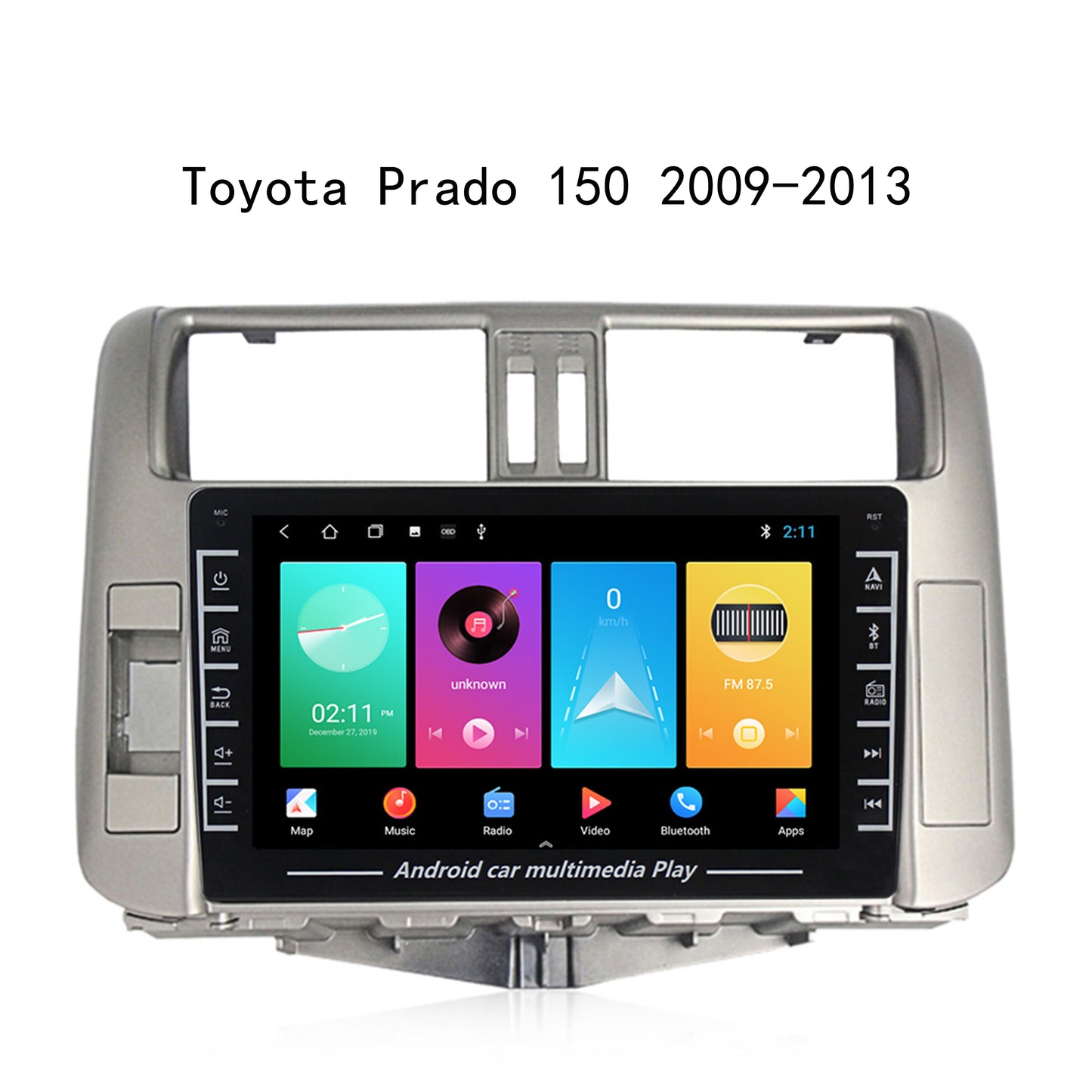 Android 9.0 Rom 4*64GB Car video Multimedia Player Car DVD For Toyota Land Cruiser Prado 150 2009-2013  9INCH Car GPS Radio Video Navigation