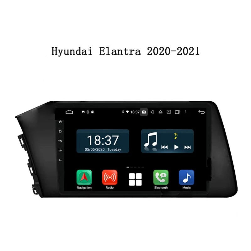 Android 10 Car Radio for HYUNDAI ELANTRA 2021 9 Inch Rom 2GB 32GB IPS Touch Screen Car Video Multimedia Support GPS 4G Network Carplay DSP XY-107