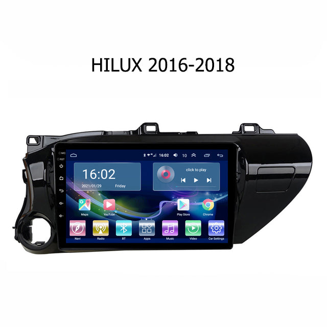 Afixeasy 10 Inch Android Car Radio for HILUX 2016-2018 Rom 2GB 32GB IPS Screen Car Video Multimedia Player DVD Video Navigation Support GPS 4G Network Carplay DSP XY-019