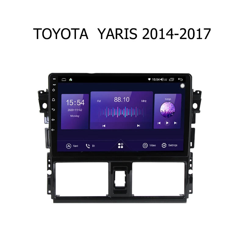 Android 10 Car Radio for Toyota YARIS 2014-2017 IPS Screen 10 Inch Rom 2GB 32GB Car Video Multimedia Player Support GPS 4G Network Carplay DSP XY-036