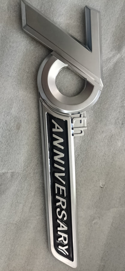 Side Emblem 70th Anniversary 3D Chrome Emblem Trunk Badge