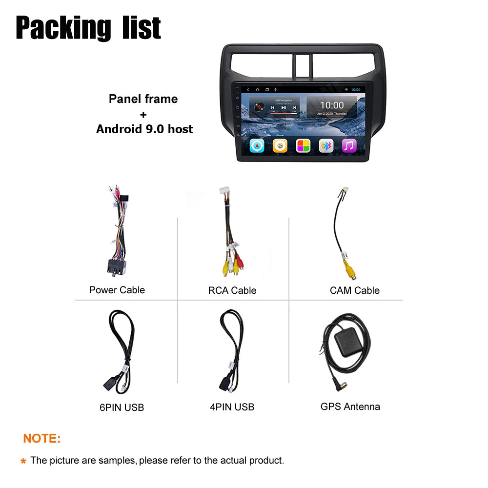 Android 10 Car Radio for Toyota Rush 2018-2019 IPS Screen 9 Inch Rom 2 GB 32 GB Car Video Multimedia Player Support GPS 4G Network Carplay DSP Android Screen TS18 XY-082