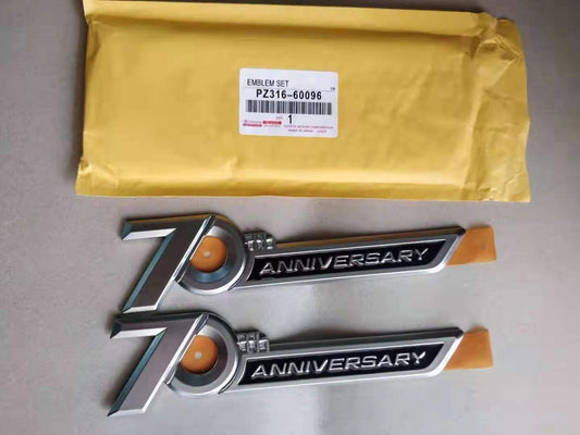 Side Emblem 70th Anniversary 3D Chrome Emblem Trunk Badge