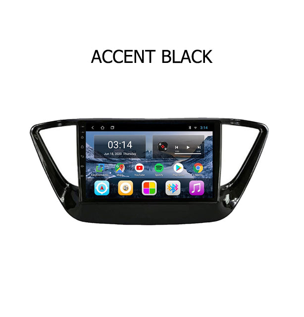 Afixeasy 10 Inch Android Car Radio for ACCENT BLACK 1619 Rom 2GB 32GB IPS Screen Car Video Multimedia Player DVD Video Navigation XY-001