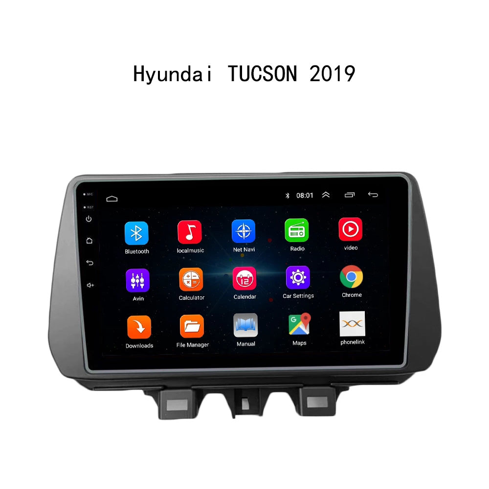 Android 10 Car Radio for Hyundai TUCSON 2019 10 Inch Rom 2GB 32GB IPS Touch Screen Car Video Multimedia Player Support GPS 4G Network Carplay DSP XY-052