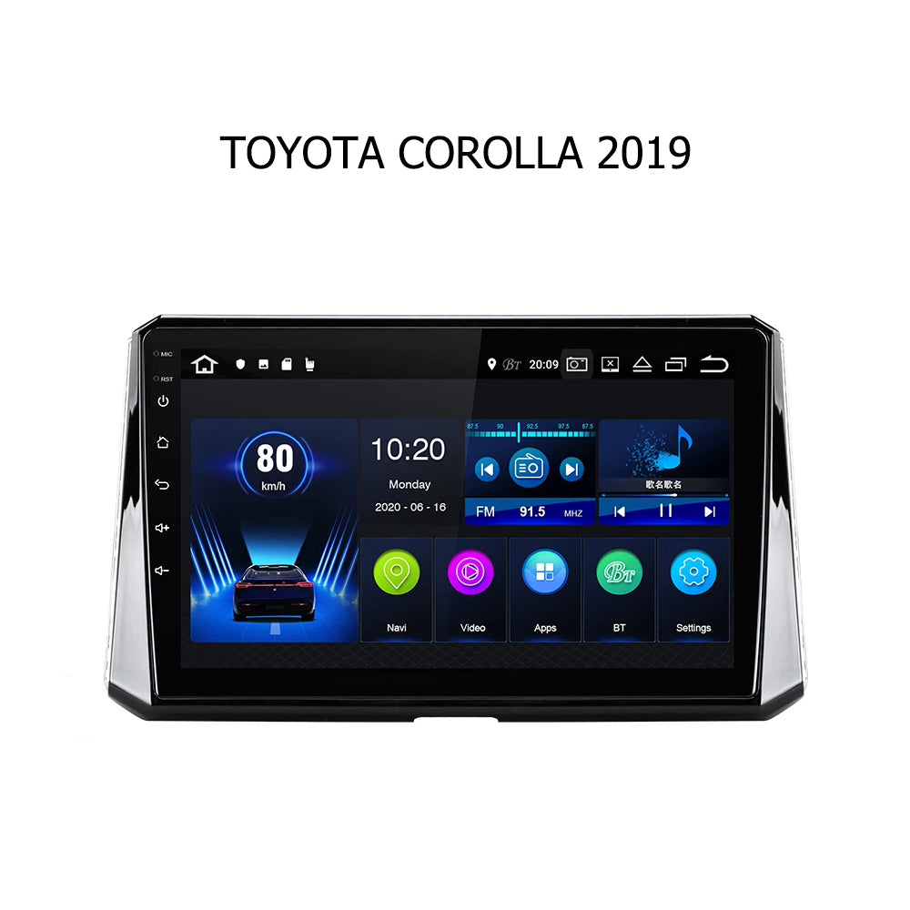 Android 10 Car Radio for Toyota Corolla 2019 IPS Screen 10 Inch Rom 2 GB 32 GB Car Video Multimedia Player Support GPS 4G Network Carplay DSP XY-009
