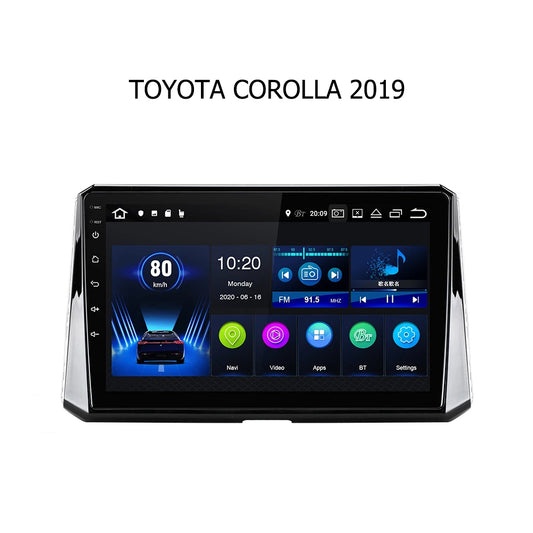 Android 10 Car Radio for Toyota Corolla 2019 IPS Screen 10 Inch Rom 2 GB 32 GB Car Video Multimedia Player Support GPS 4G Network Carplay DSP XY-009