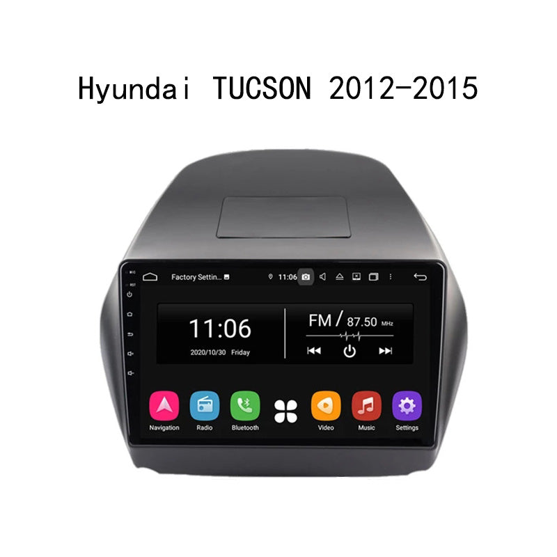 Android 10 Car Radio for Hyundai TUCSON 2012-2015 10 Inch Rom 2GB 32GB IPS Screen Car Video Multimedia Player DVD Video Navigation Support GPS 4G Network Carplay DSP XY-048
