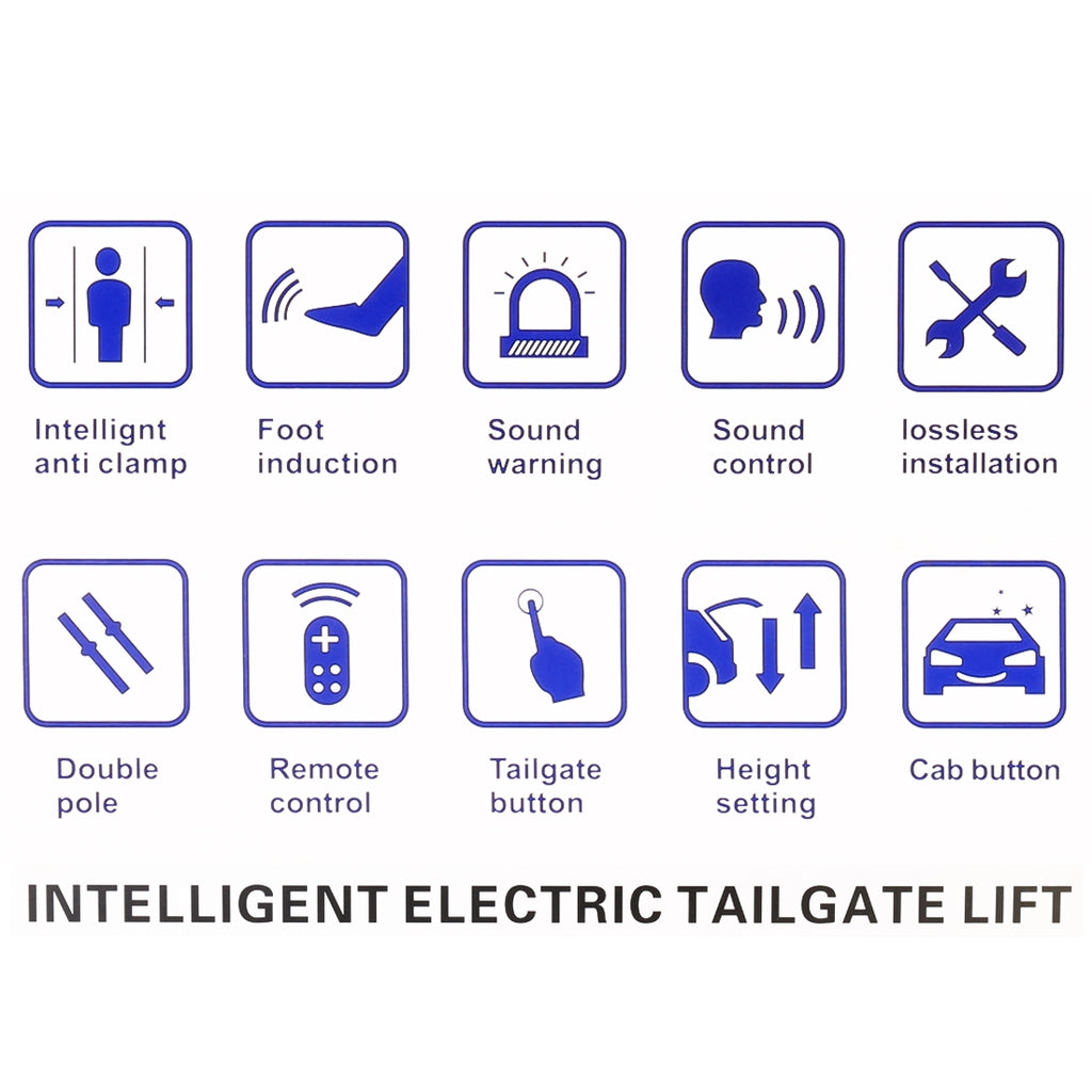 Afixeasy Automatic Tailgate Lift Support Electric Rear Trunk Remote System Control Fit for Land Cruiser 2016-2021