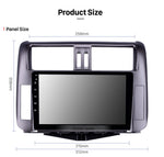 Android 9.0 Rom 4*64GB Car video Multimedia Player Car DVD For Toyota Land Cruiser Prado 150 2009-2013  9INCH Car GPS Radio Video Navigation thumbnail 3