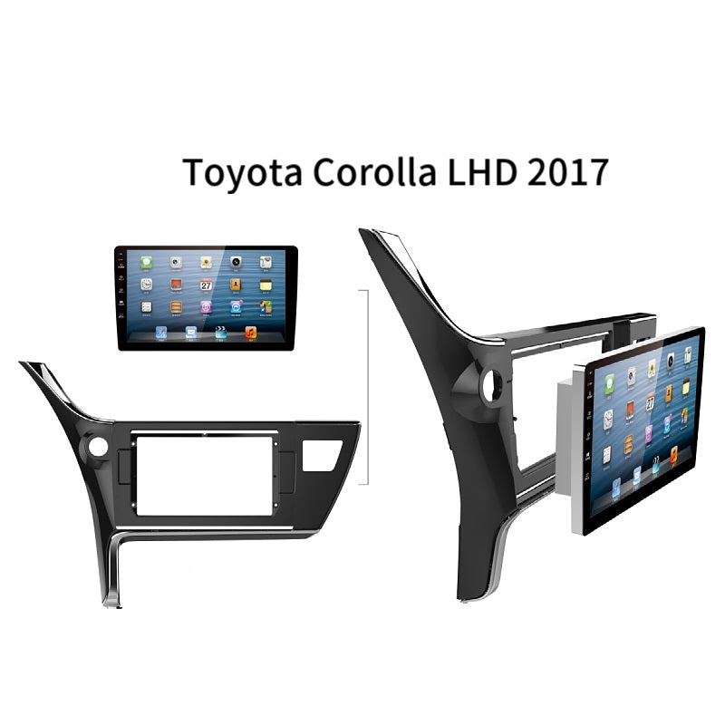 Android 10 Car Radio for Toyota Corolla GCC 2017-2018 IPS Screen 10 Inch Rom 2GB 32GB Car Video Multimedia Player Support GPS 4G Network Carplay DSP XY-063