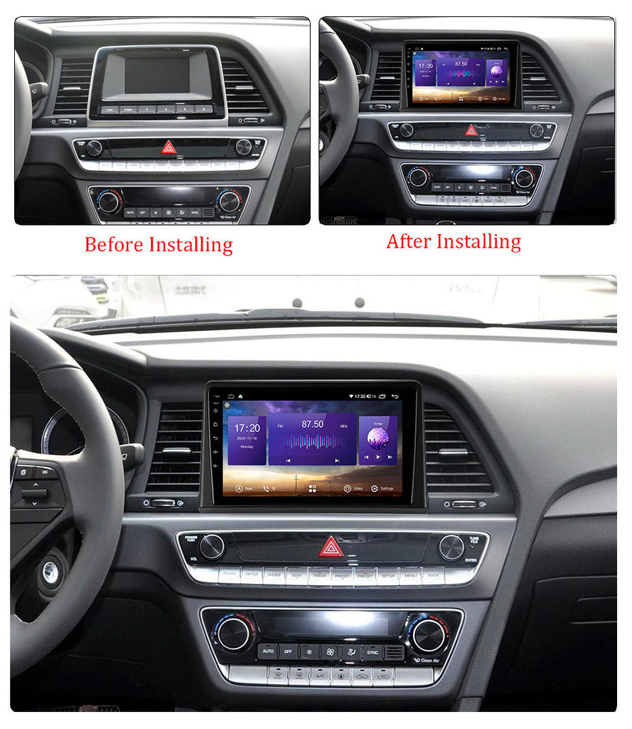 Android 10 Rom 2GB 32GB Car Video Multimedia Player Car DVD For Hyundai Sonata 7 LF 2017-2019 9inch IPS Screen Support GPS 4G Network Carplay DSP