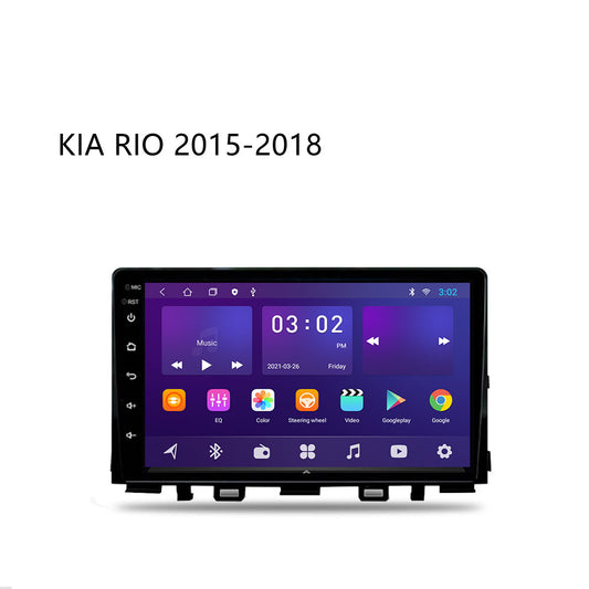 Android 10 Car Radio for KIA RIO 2015-2018 IPS Screen 9 Inch Rom 2GB 32GB Car Video Multimedia Player Support GPS 4G Network Carplay DSP XY-046