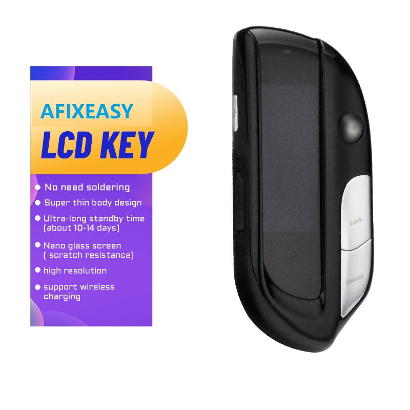 AFIXEASY PKE Passive Keyless Alarm Start Engine Alame Auto Car Alarm System