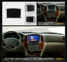 Load image into Gallery viewer, Android 9.0 Rom 4*64GB Car video Multimedia Player Car DVD For Toyota Land Cruiser 2002 - 2007  10INCH Car GPS Radio Video Navigation