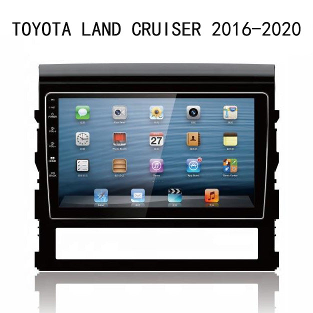 Android 10 Car Radio for Toyota Land Cruiser 2016-2020 IPS Screen 9 Inch Rom 2GB 32GB Car Video Multimedia Player Support GPS 4G Network Carplay DSP XY-067