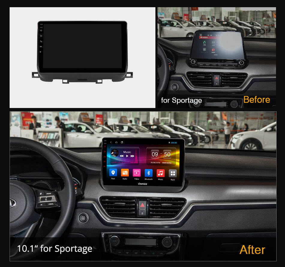 Android 10 Rom 2+32GB Car video Multimedia Player Car DVD For KIA Sportage 2018-2020 IPS Screen 10inch Car Radio Support GPS 4G Network Carplay DSP