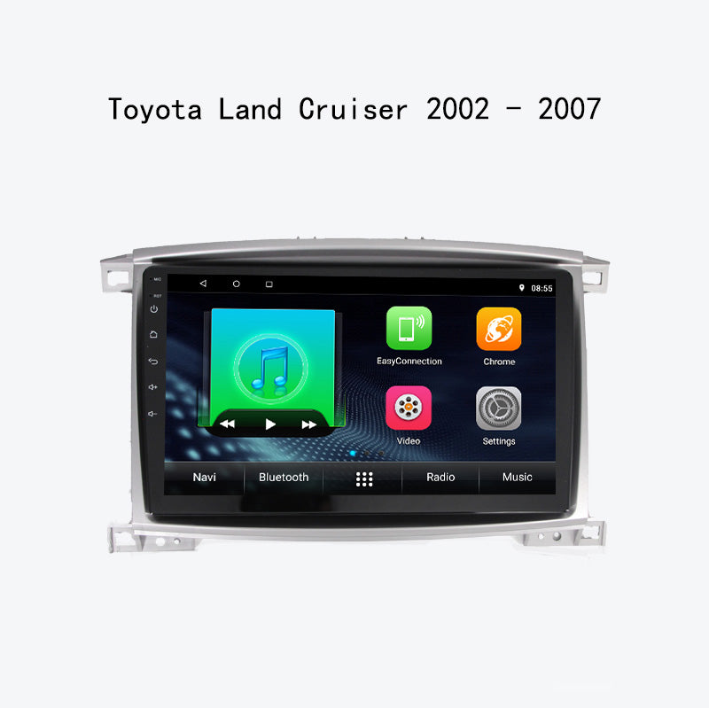 Android 9.0 Rom 4*64GB Car video Multimedia Player Car DVD For Toyota Land Cruiser 2002 - 2007  10INCH Car GPS Radio Video Navigation