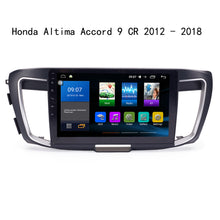 Load image into Gallery viewer, Android 10 Rom 2GB 32GB Car Video Multimedia Player Car DVD For Honda Altima Accord 9 CR 2012-2018 10inch IPS Screen Support GPS 4G Network Carplay DSP