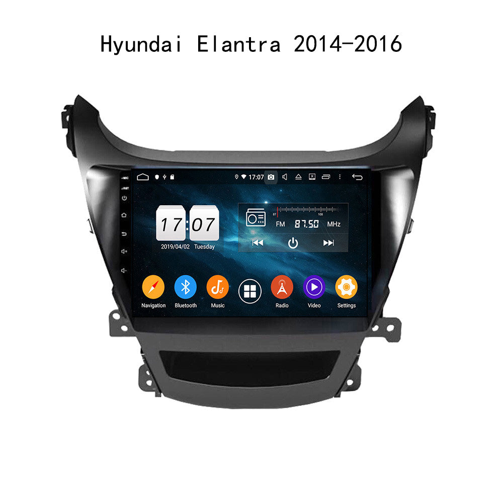 Android 10 Rom 2GB 32GB Car Video Multimedia Player Car DVD For Hyundai Elantra 5 JK GD MD 2014-2016 9inch IPS Screen Car Support GPS 4G Network Carplay DSP