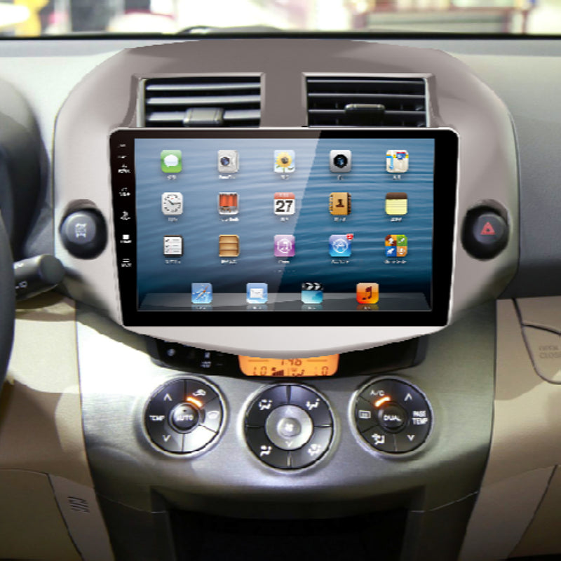 XY-047 Android 9.0 Rom 4*64GB Car video Multimedia Player Car DVD For TOYOTA  RAV4 2007-2012 10INCH Car GPS Radio Video Navigation