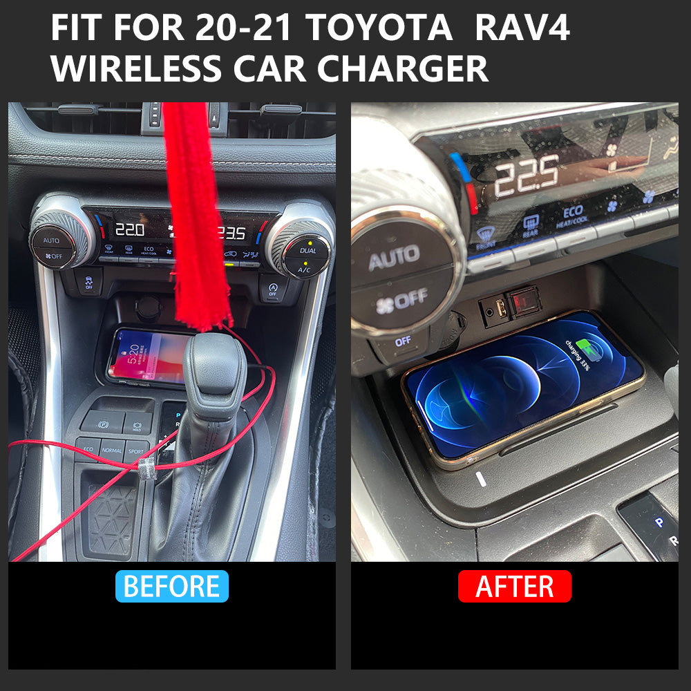 Wireless Charger for Toyota RAV4 2019-2021