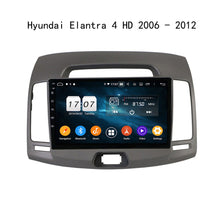 Load image into Gallery viewer, Android 10 Rom 2GB 32GB Car Video Multimedia Player Car DVD For Hyundai Elantra 4 HD 2006-2012 9inch IPS Screen Support GPS 4G Network Carplay DSP