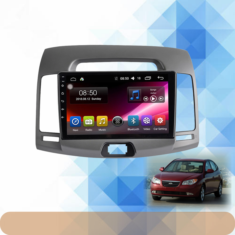 Android 10 Rom 2GB 32GB Car Video Multimedia Player Car DVD For Hyundai Elantra 4 HD 2006-2012 9inch IPS Screen Support GPS 4G Network Carplay DSP