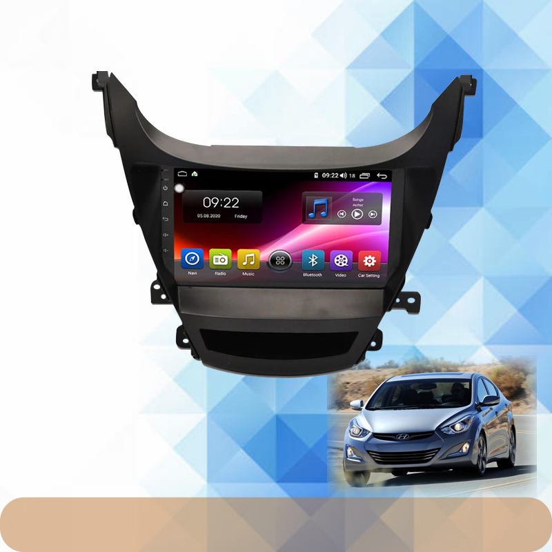 Android 10 Rom 2GB 32GB Car Video Multimedia Player Car DVD For Hyundai Elantra 5 JK GD MD 2014-2016 9inch IPS Screen Car Support GPS 4G Network Carplay DSP