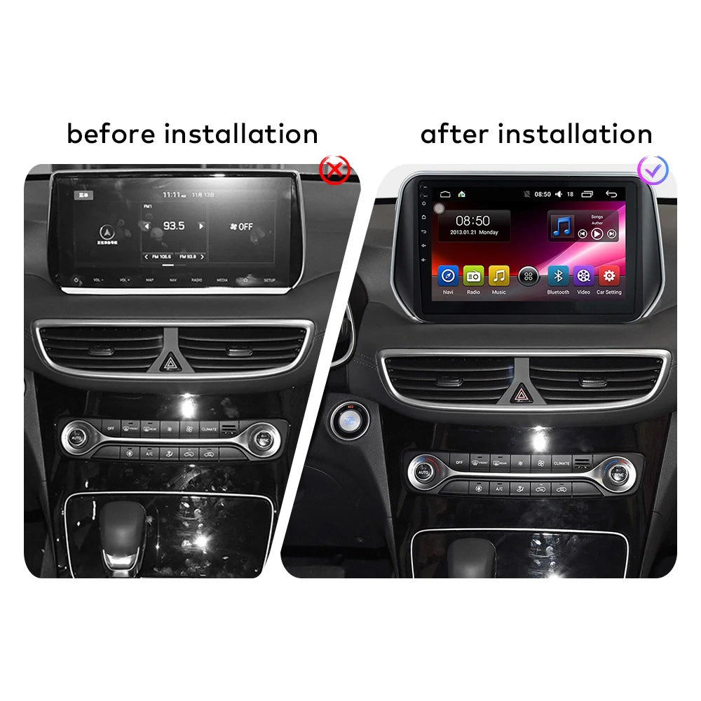 Android 10 Rom 2GB 32GB Car Video Multimedia Player Car DVD For Hyundai Tucson IX35 2018-2020 9inch Support GPS 4G Network Carplay DSP