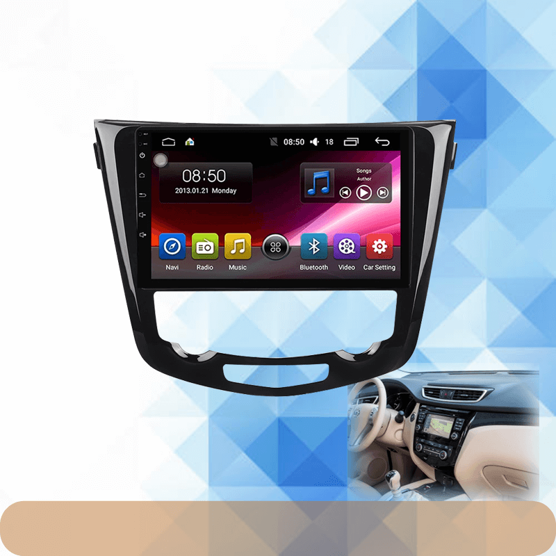 Android 10 Rom 2+32GB Car video Multimedia Player Car DVD For Nissan X-Trail Qashqai 2013-2017 IPS Screen 10inch Car Radio Support GPS 4G Network Carplay DSP