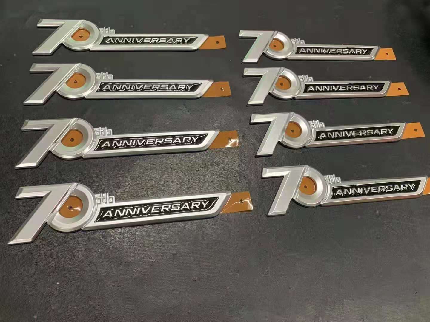 Side Emblem 70th Anniversary 3D Chrome Emblem Trunk Badge