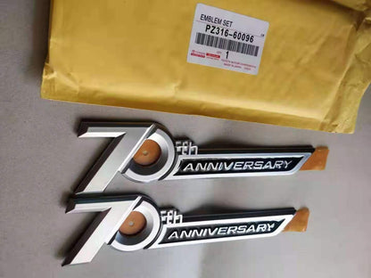 Side Emblem 70th Anniversary 3D Chrome Emblem Trunk Badge